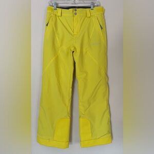 NWT Spyder Girls Olympia Insulated Ski Pant Snowboard Yellow Taxi - Size 16